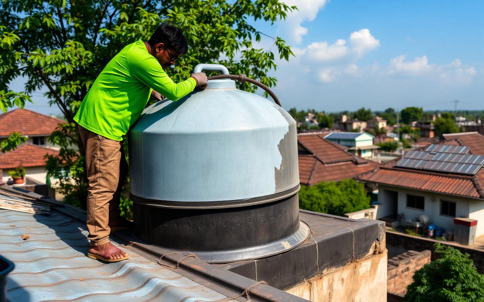 Water tank coating